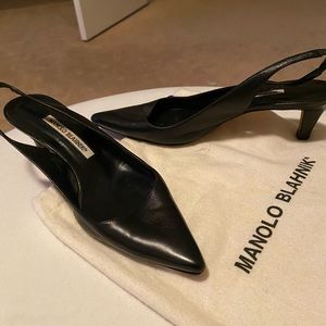 Manila Blahnik kitten heels